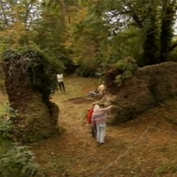 presenters at ruins of Blythburgh priory