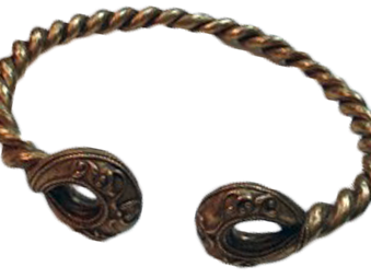 an Iron Age gold torc