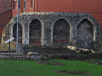 remains of Blackfriars