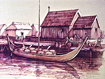 illustration of St Peters Wharfe