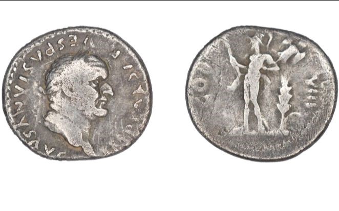 silver coin front and back