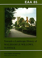 front cover with colour image of the village